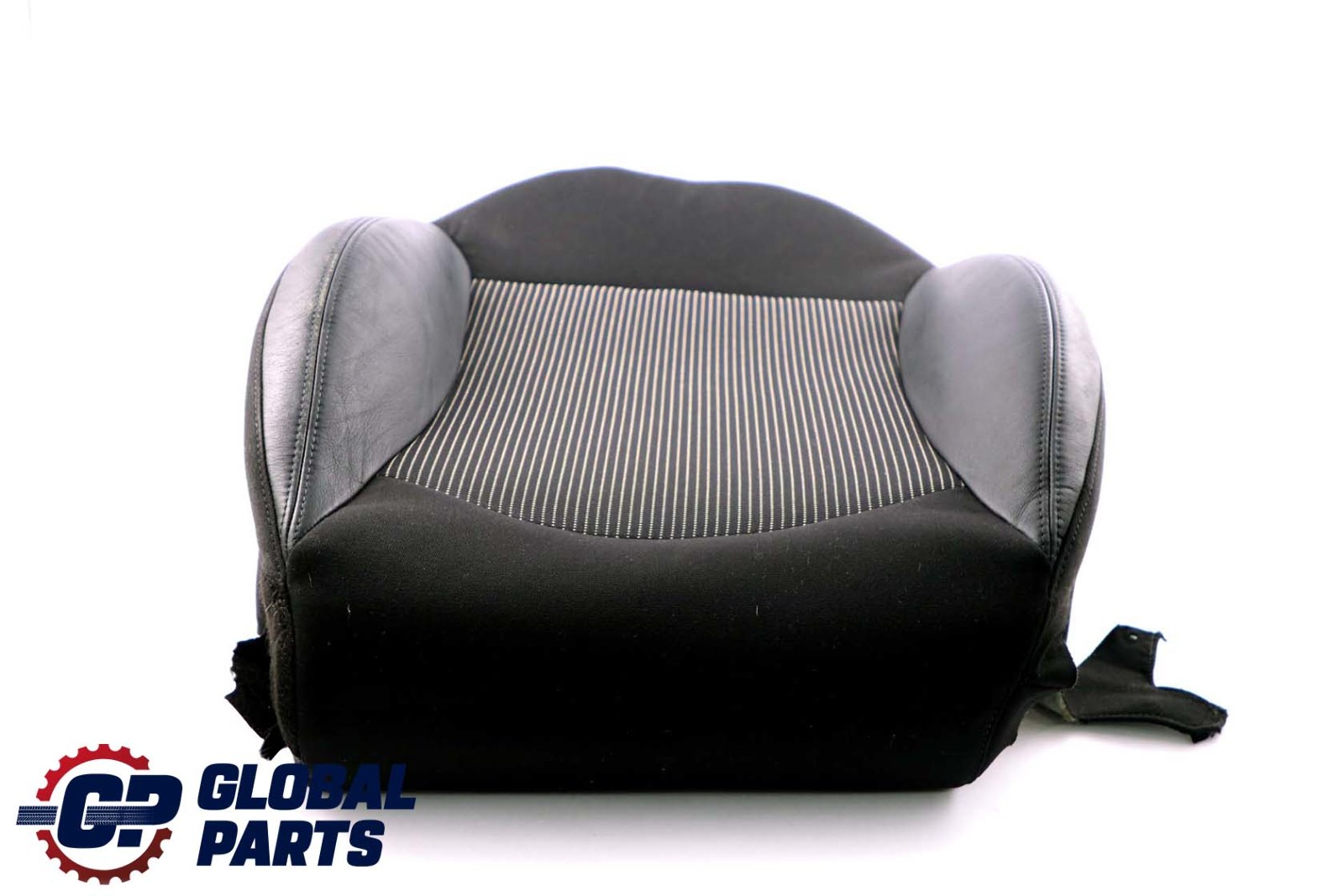 BMW Mini R55 R56 Front Right O/S Sport Seat Backrest Half Leather Fabric Black