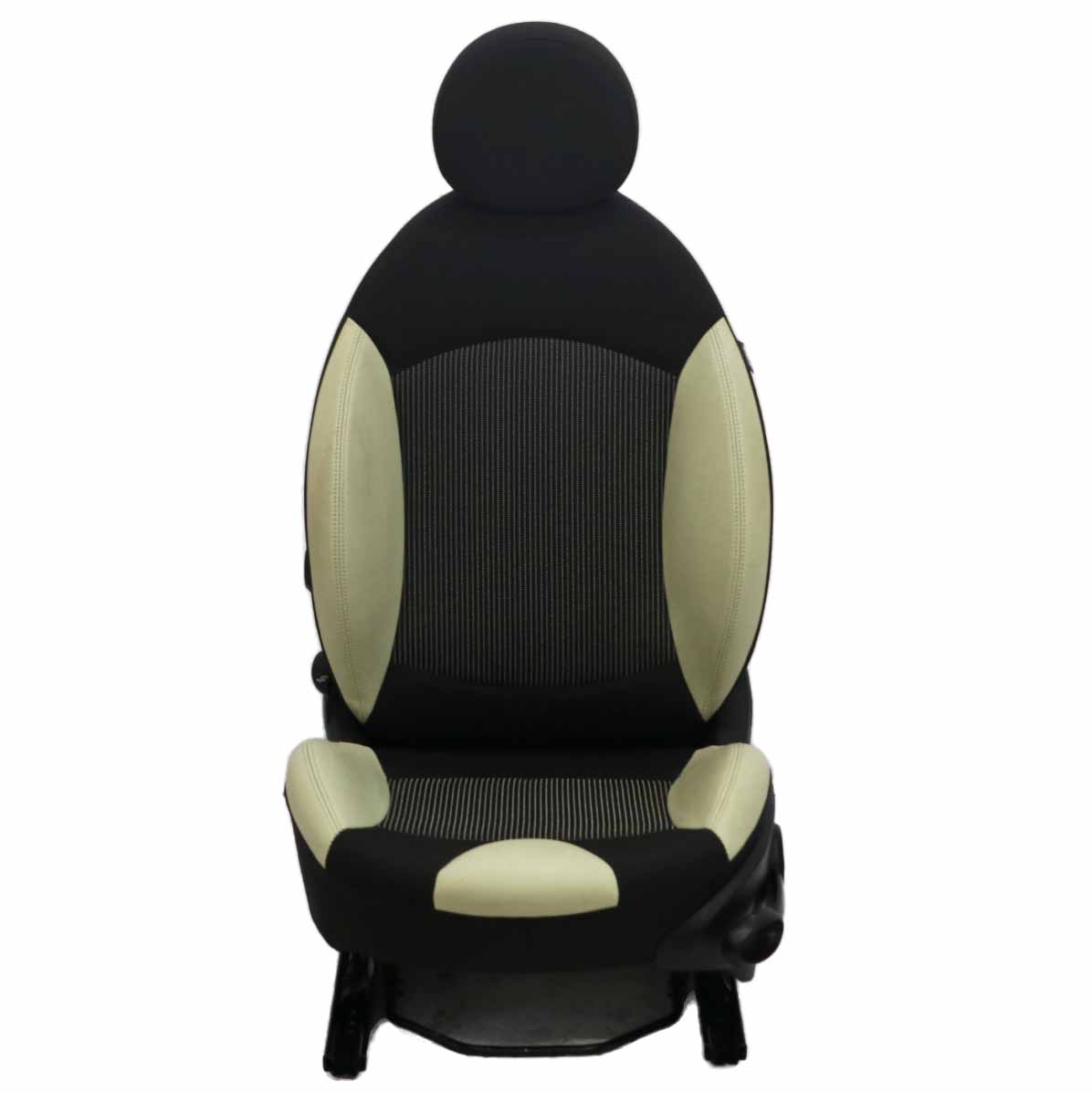 Mini Cooper One R55 R56 R57 Front Left Seat N/S Heated Sport Cloth Cream Leather