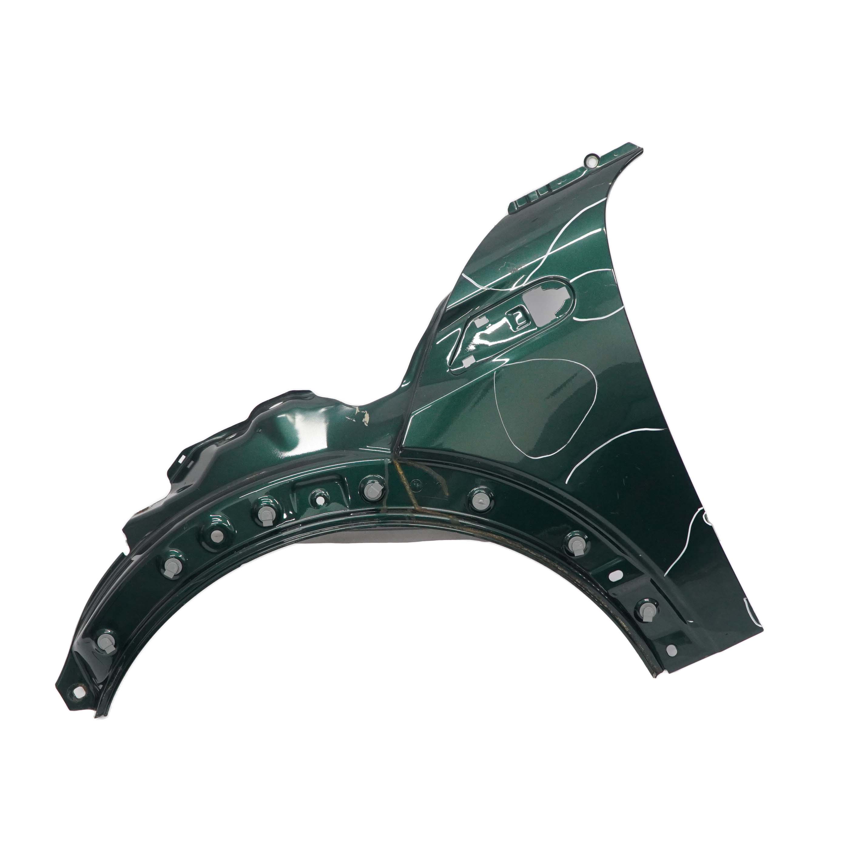 Mini R56 Side Wing Panel Front Left N/S R55 R57 British Racing Green - A67