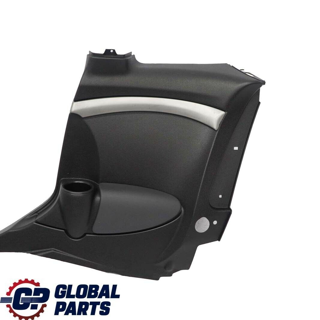 MINI Clubman R55 Lateral Side Trim Panel Rear Right O/S Carbon Black / Silver