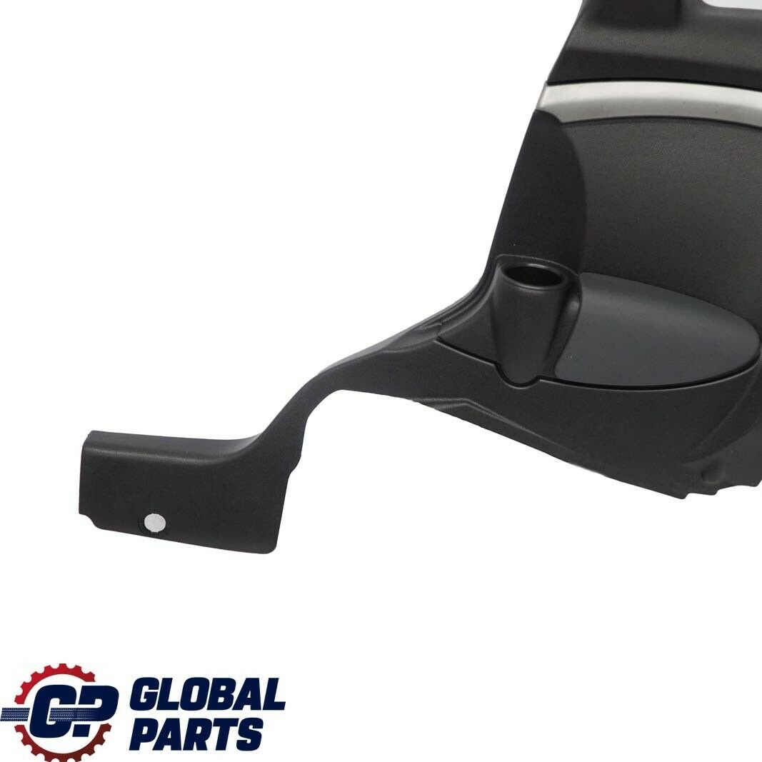 MINI Clubman R55 Lateral Side Trim Panel Rear Right O/S Carbon Black / Silver