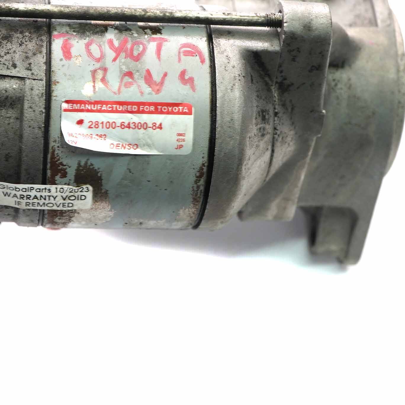 Toyota RAV4 Diesel Starter Motor Engine Actuator DENSO 28100-64300-84