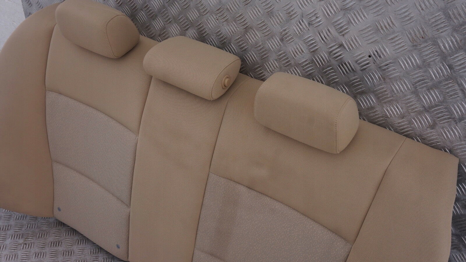 BMW 3 SERIES E90 Cover Backrest Rear Seat Couch Cloth Stoff Fluid Beige