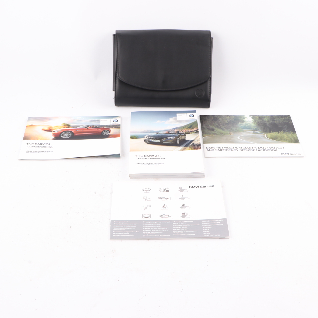 BMW Z4 E89 Owner's Handbook Service Booklet Instructions Pouch Case Wallet