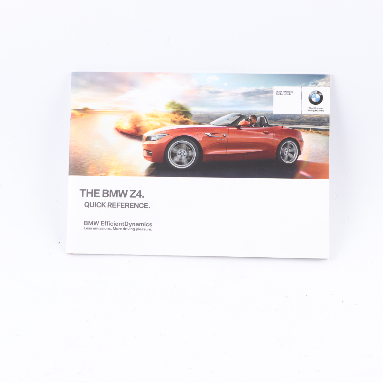 BMW Z4 E89 Owner's Handbook Service Booklet Instructions Pouch Case Wallet