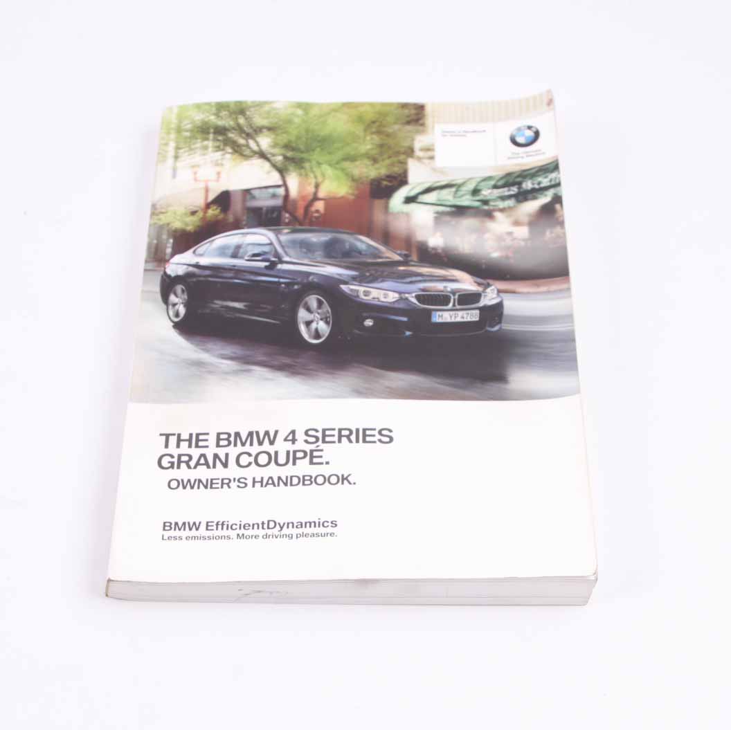 BMW F36 Owner's Handbook Instruction Manual Gran Coupe 2966240