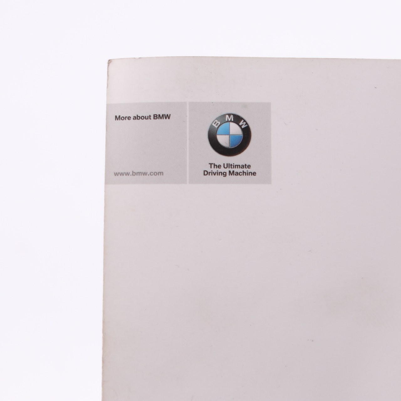 BMW F36 Owner's Handbook Instruction Manual Gran Coupe 2966240