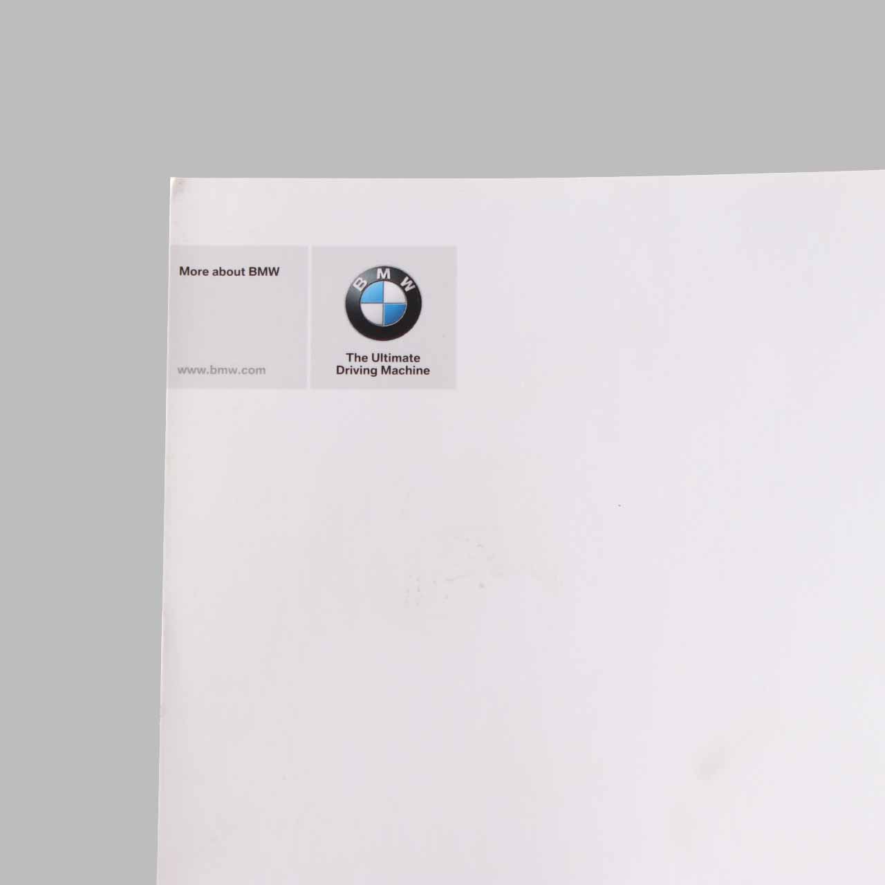 BMW X1 F48 Owner's Handbook Booklet Instructions Book 2973998