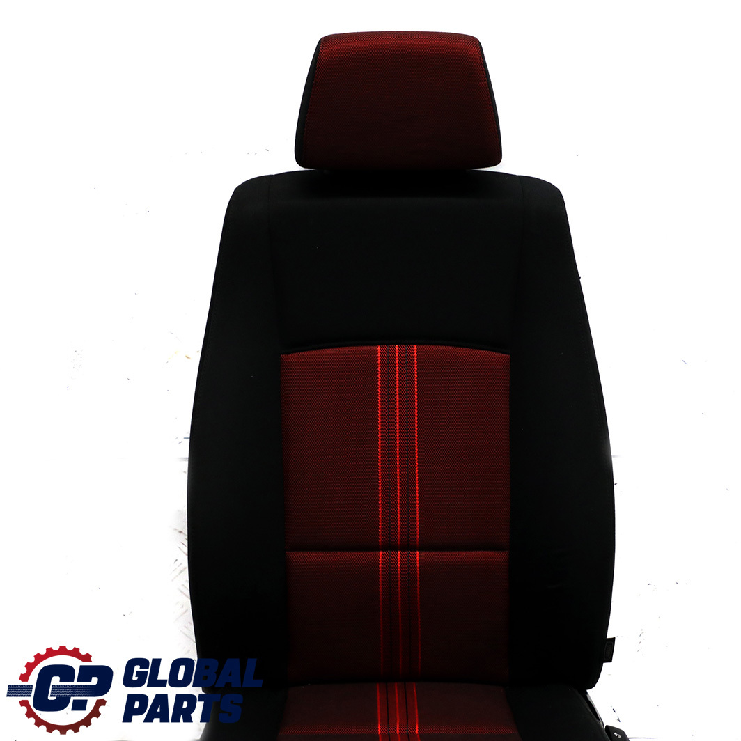 BMW X1 E84 Front Left N/S Seat Cloth Fabric Anthracite Median Vermilion Rot Red