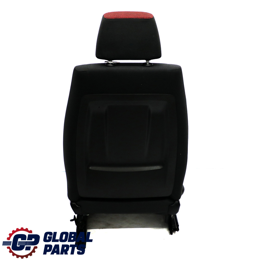 BMW X1 E84 Front Right Seat Cloth Fabric Anthracite Median Vermilion Rot Red