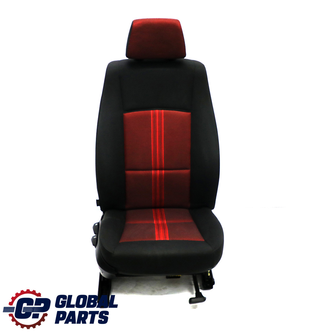 BMW X1 E84 Front Right Seat Cloth Fabric Anthracite Median Vermilion Rot Red