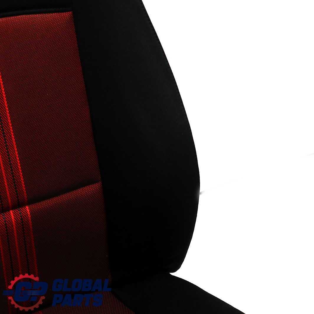 BMW X1 E84 Front Right Seat Cloth Fabric Anthracite Median Vermilion Rot Red