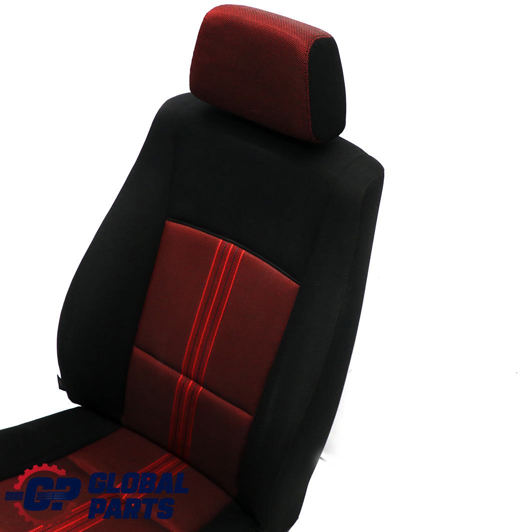 BMW X1 E84 Front Right Seat Cloth Fabric Anthracite Median Vermilion Rot Red