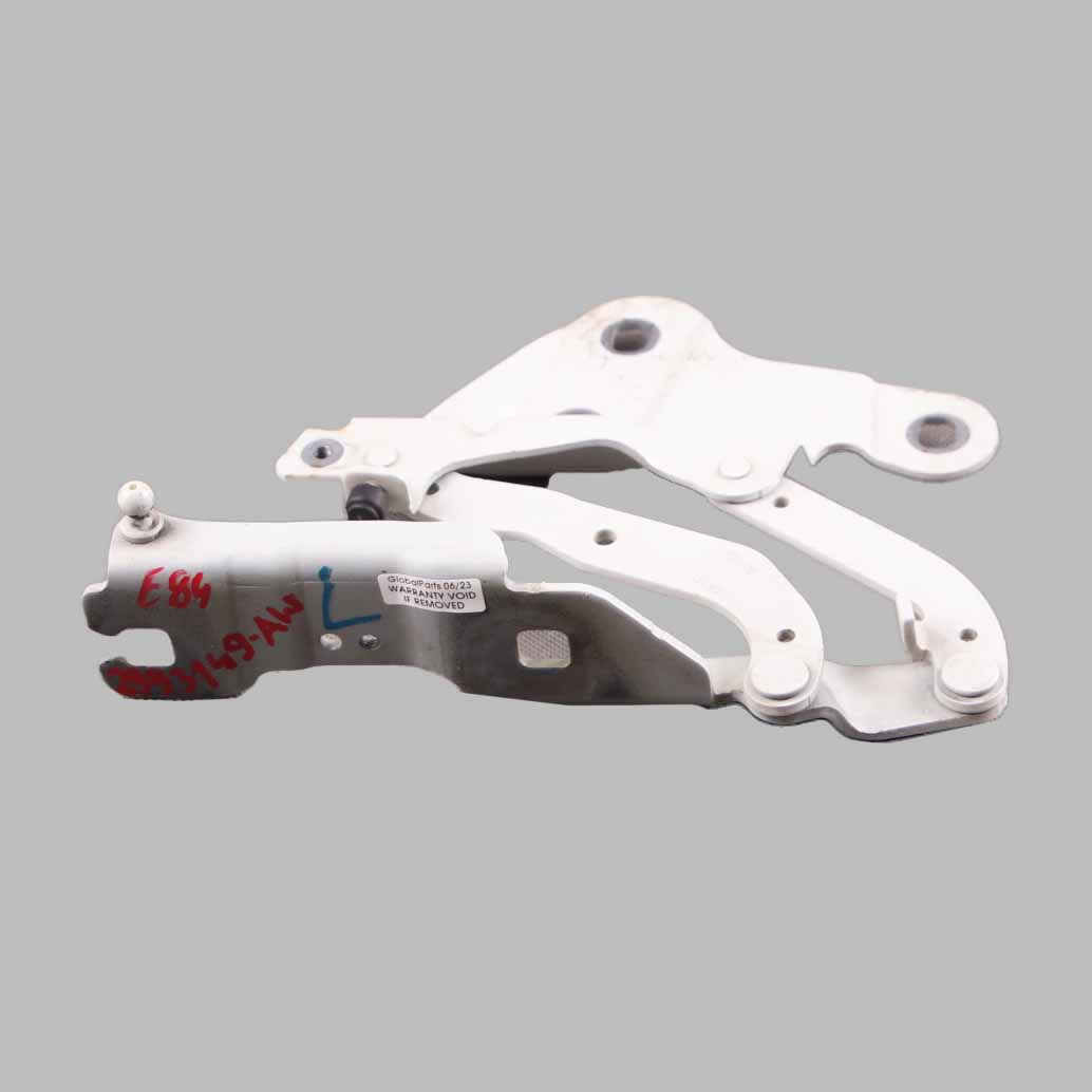 Hood Bonnet Hinge BMW X1 E84 Left N/S Alpinweiss Alpine White - 300 2990359