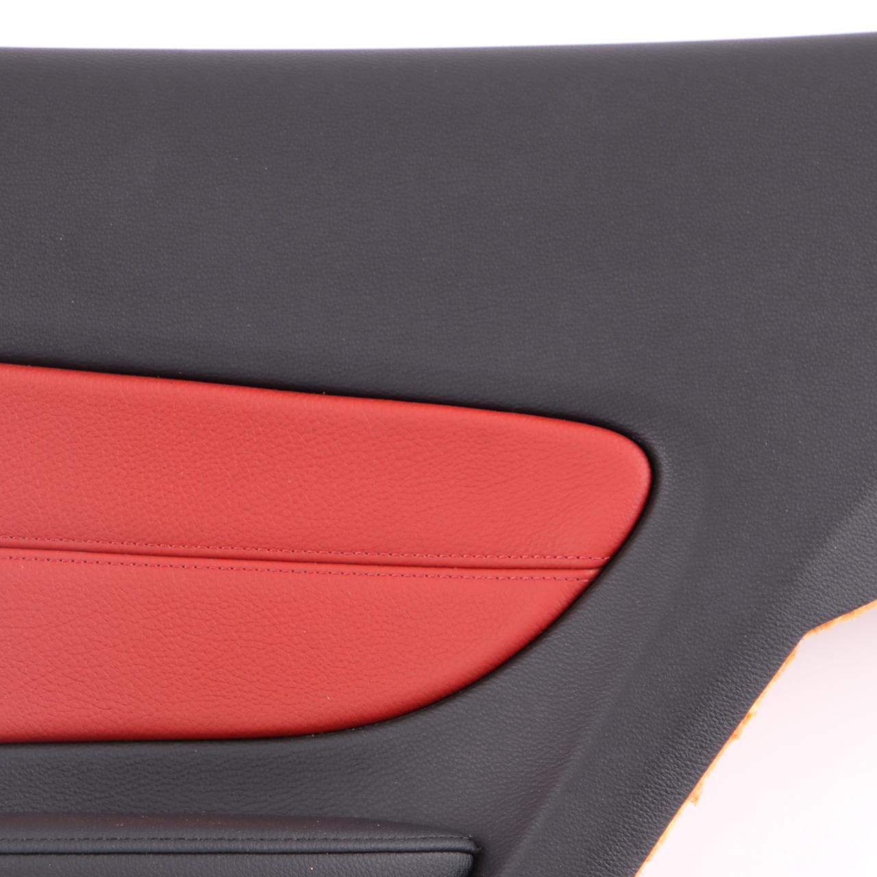 BMW E82 Lateral Trim Panel Rear Right O/S Leather Boston Coral Red 2997488