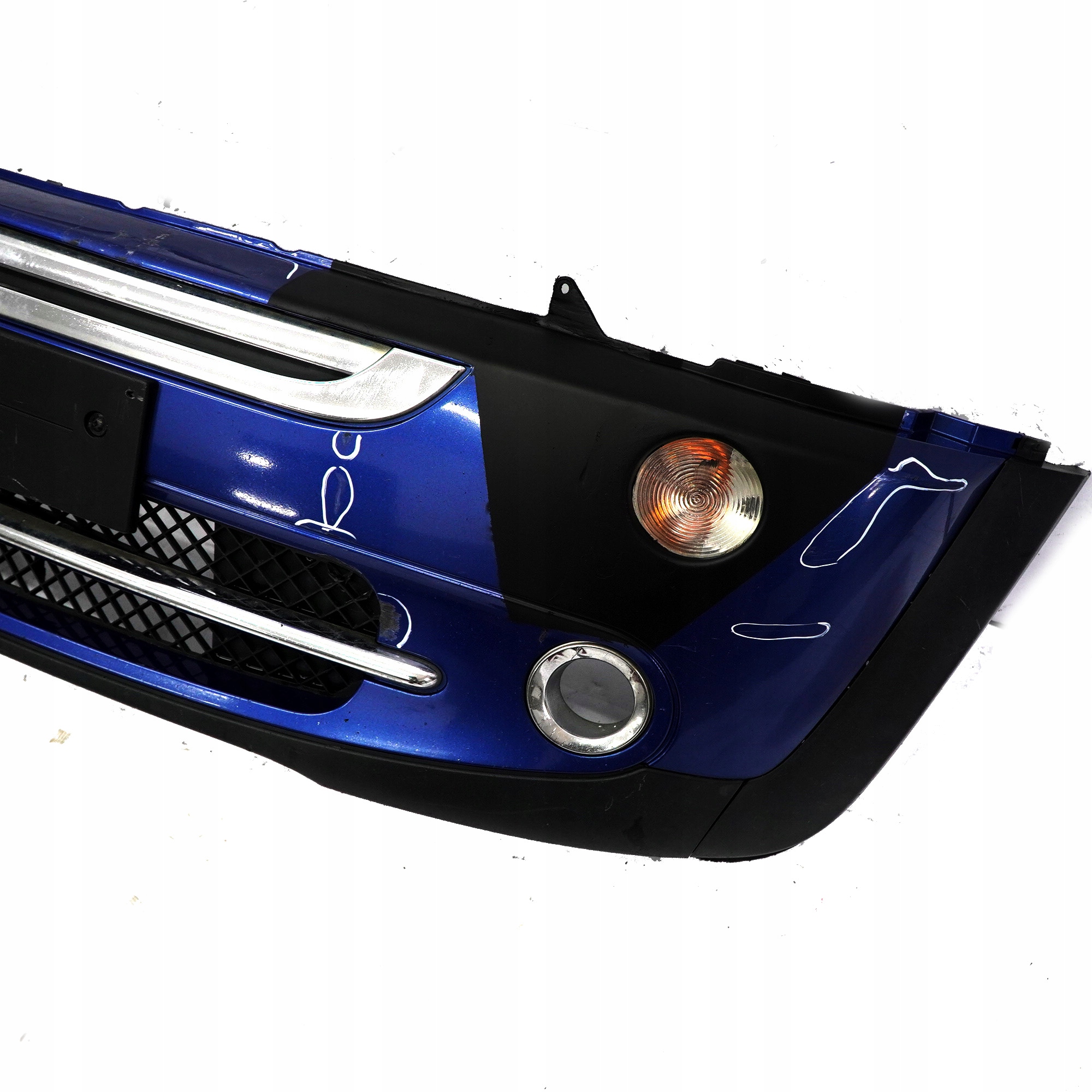 BMW Mini Cooper Cabrio R50 R52 Complete Front Bumper Panel Lightning Blue - A63