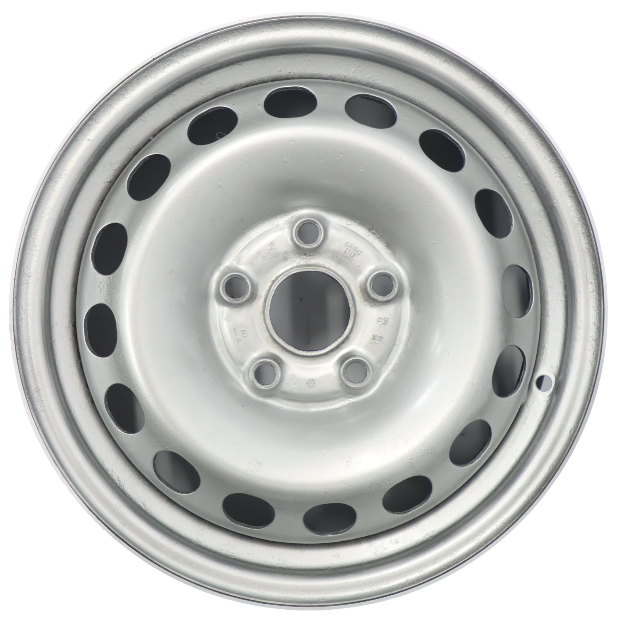 VW Volkswagen Caddy Silver Steel Wheel Rim 15" 6J ET:47 5x112 2K0601027