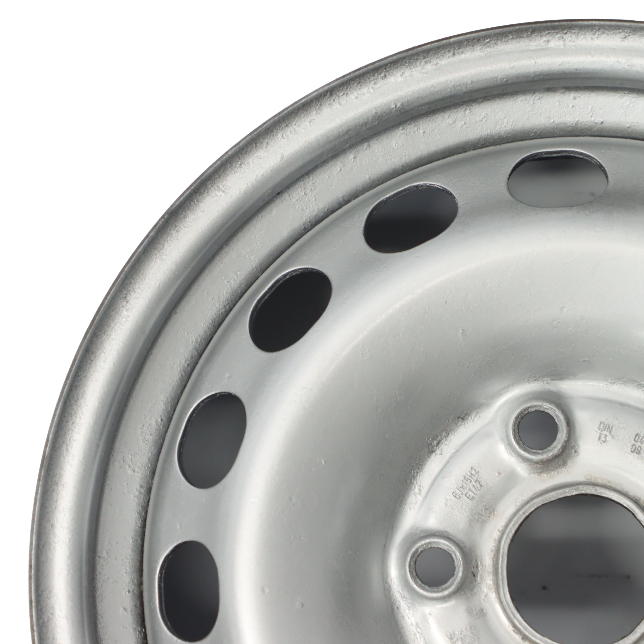 VW Volkswagen Caddy Silver Steel Wheel Rim 15" 6J ET:47 5x112 2K0601027