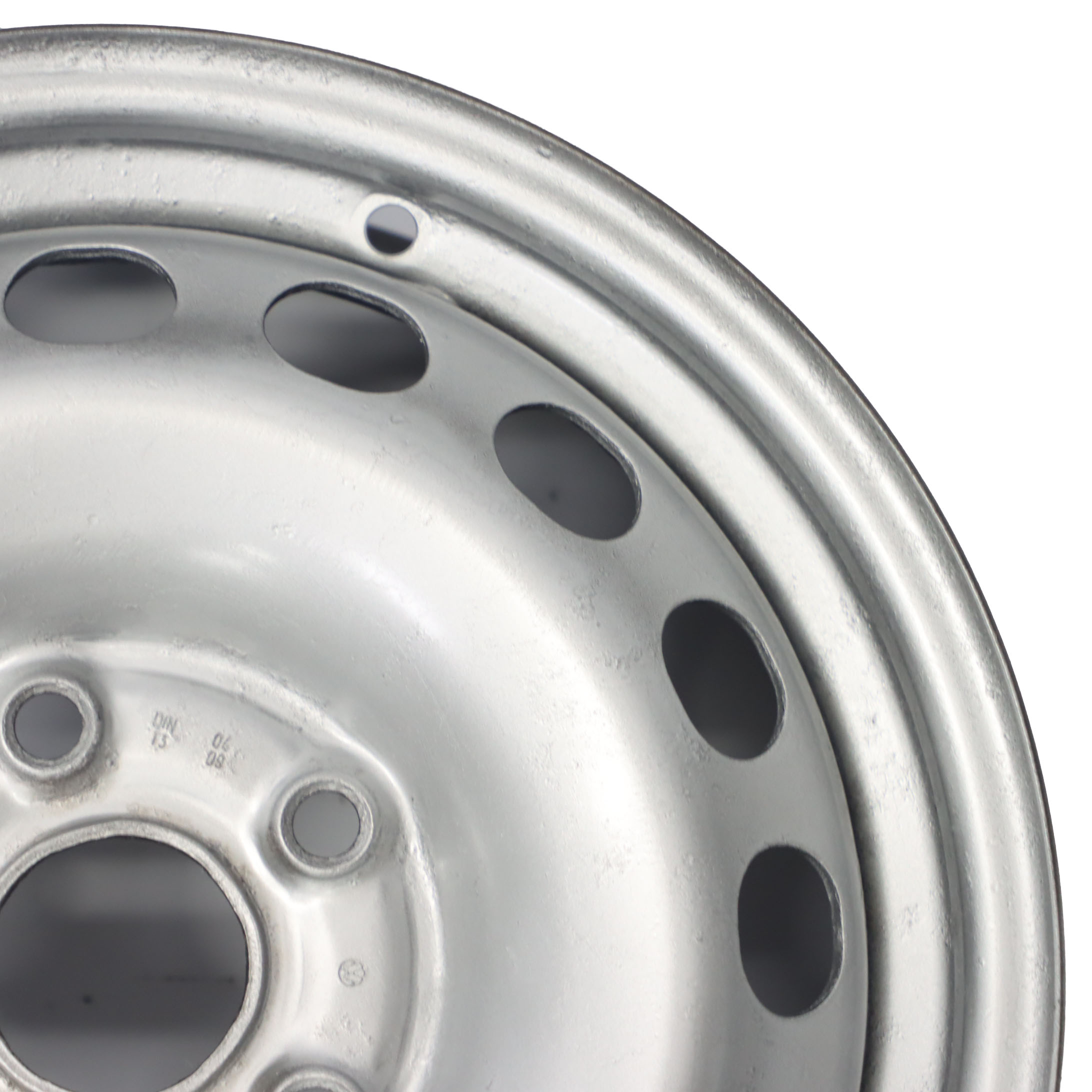 VW Volkswagen Caddy Silver Steel Wheel Rim 15" 6J ET:47 5x112 2K0601027