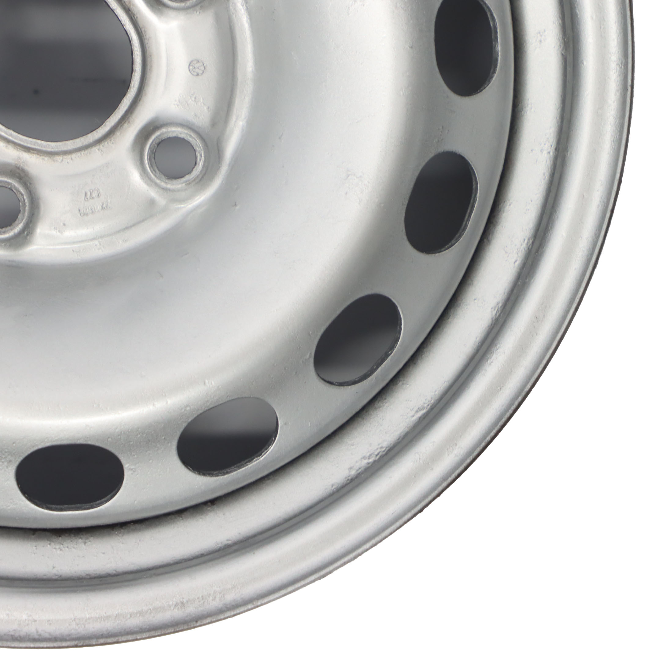 VW Volkswagen Caddy Silver Steel Wheel Rim 15" 6J ET:47 5x112 2K0601027