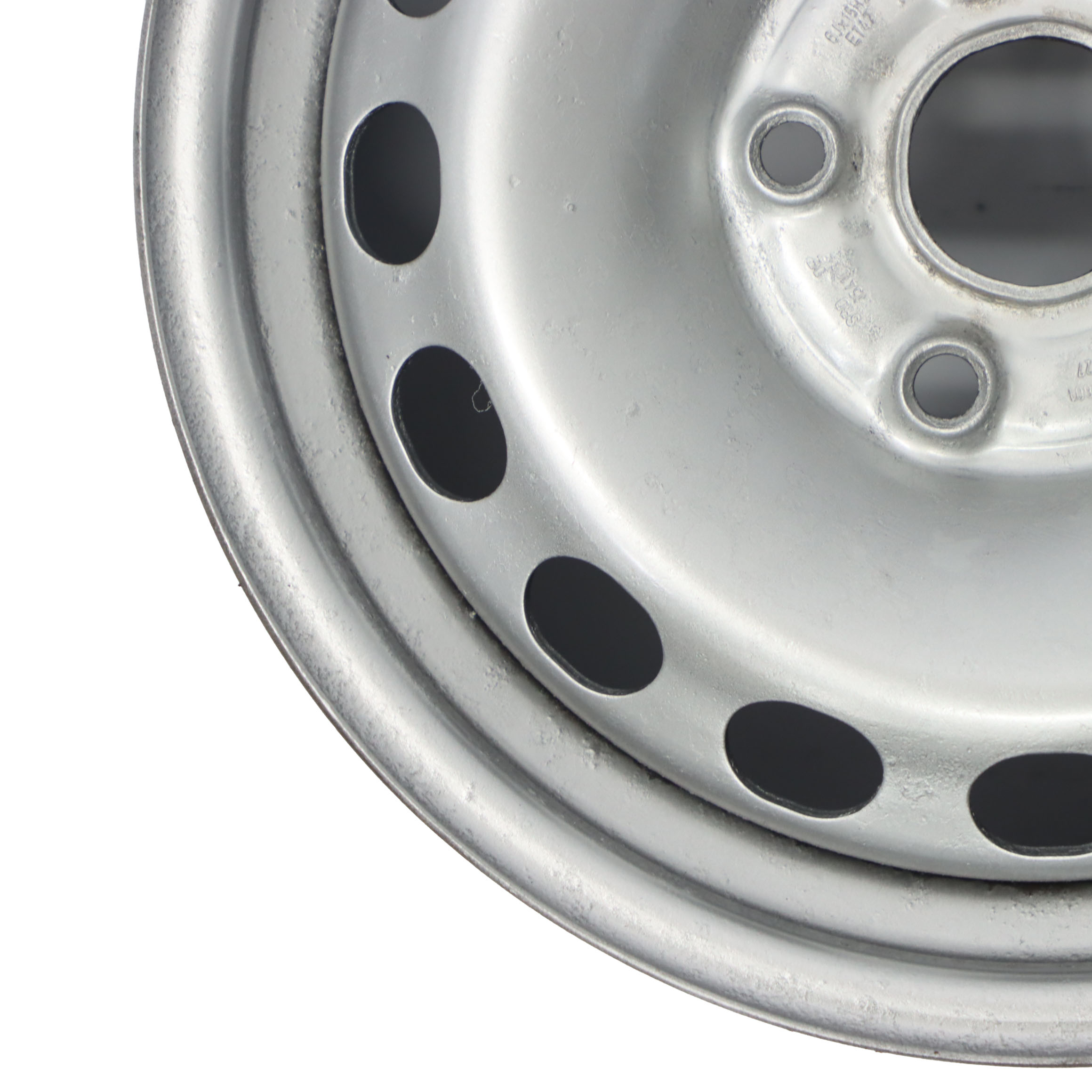 VW Volkswagen Caddy Silver Steel Wheel Rim 15" 6J ET:47 5x112 2K0601027