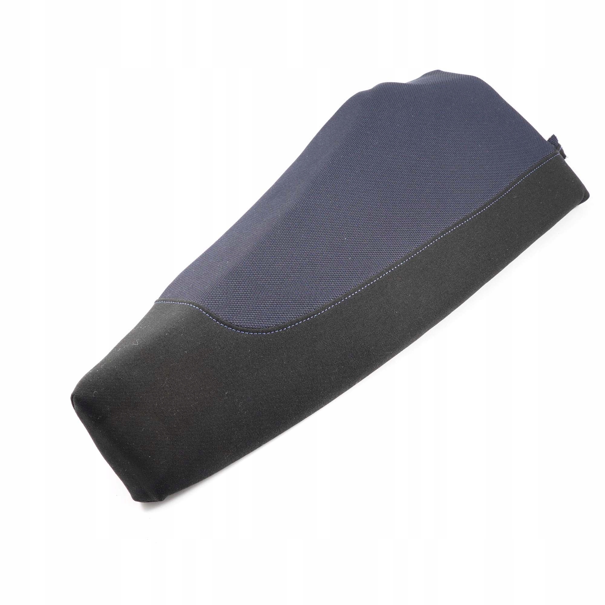 BMW 1 Series E81 Side Finisher Cloth Rear Seat Right O/S Network Monaco Blue