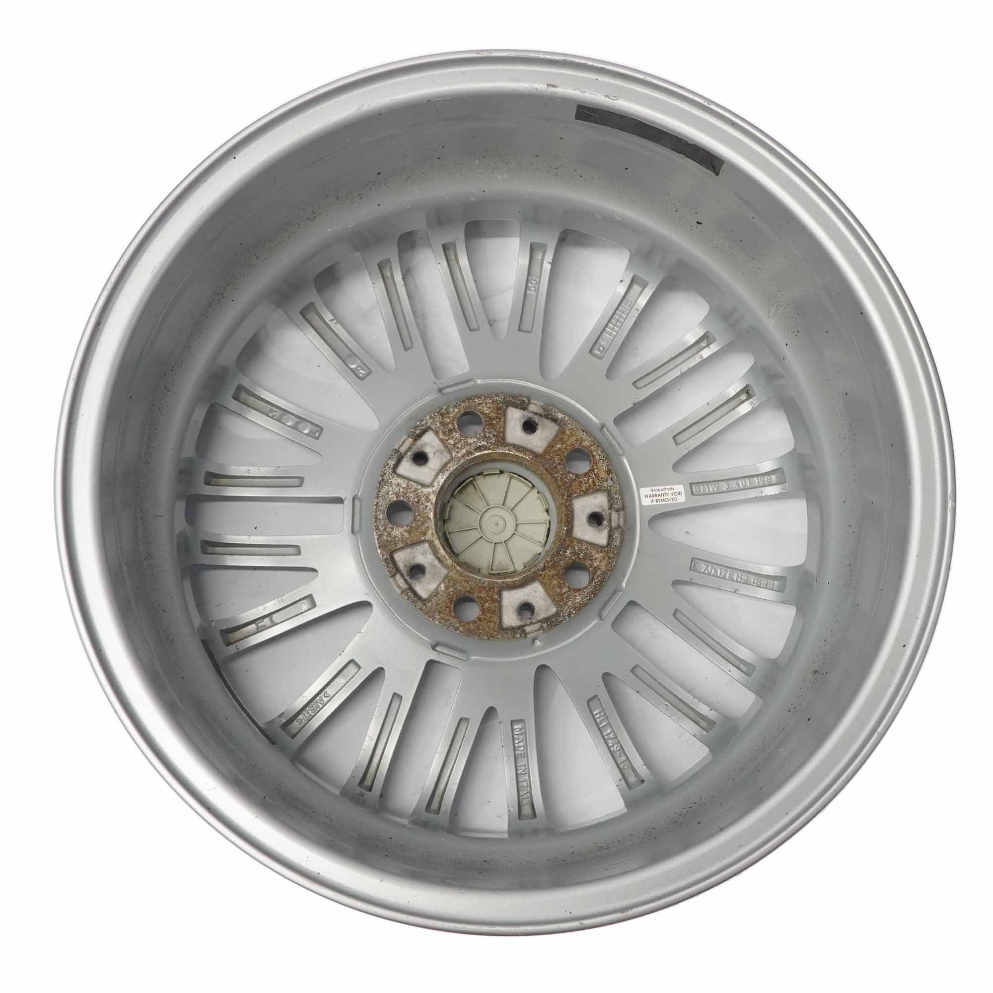 BMW X3 E83 Silver Wheel Light Alloy Rim 17" V Spoke 110 ET:37 7J 3401198