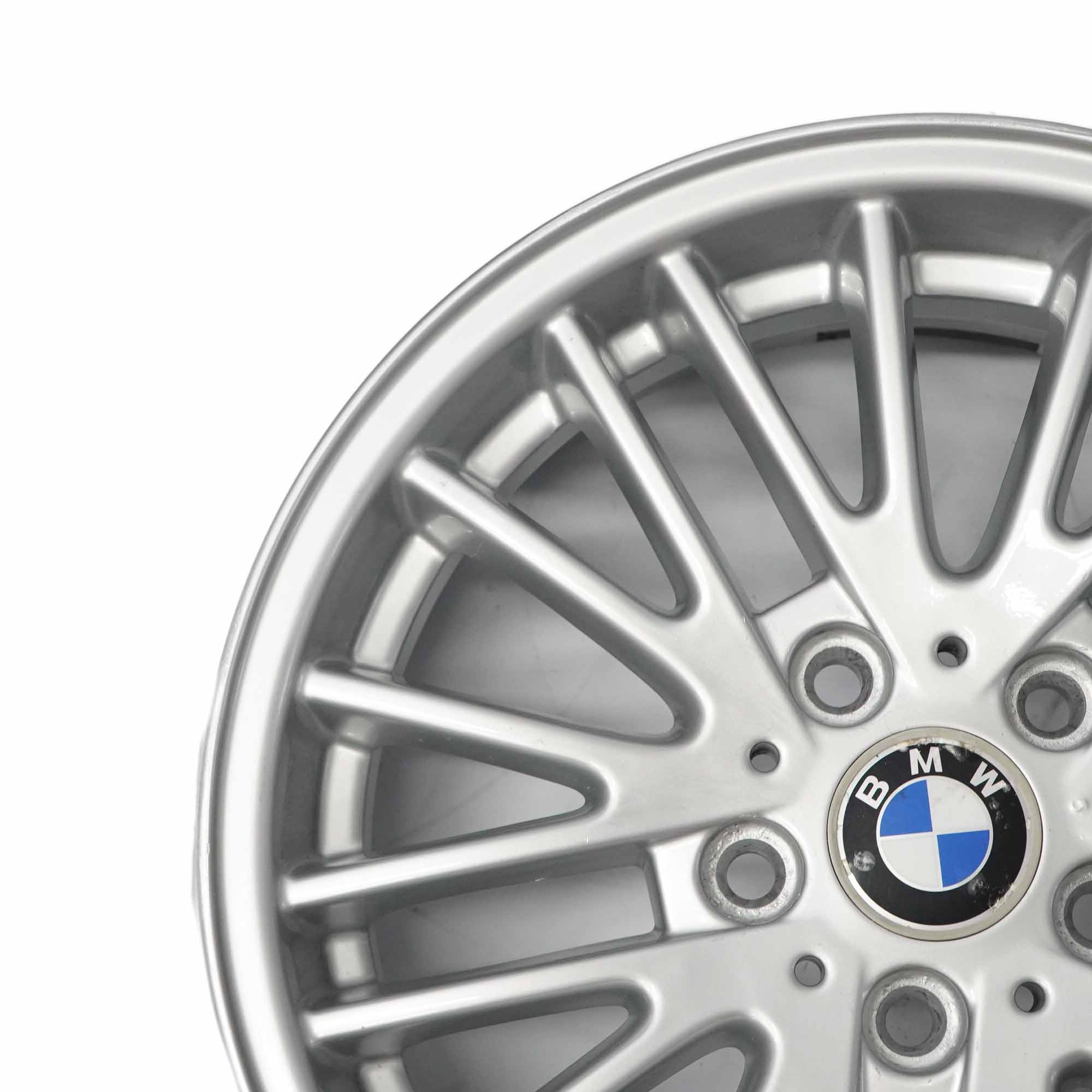 BMW X3 E83 Silver Wheel Light Alloy Rim 17" V Spoke 110 ET:37 7J 3401198