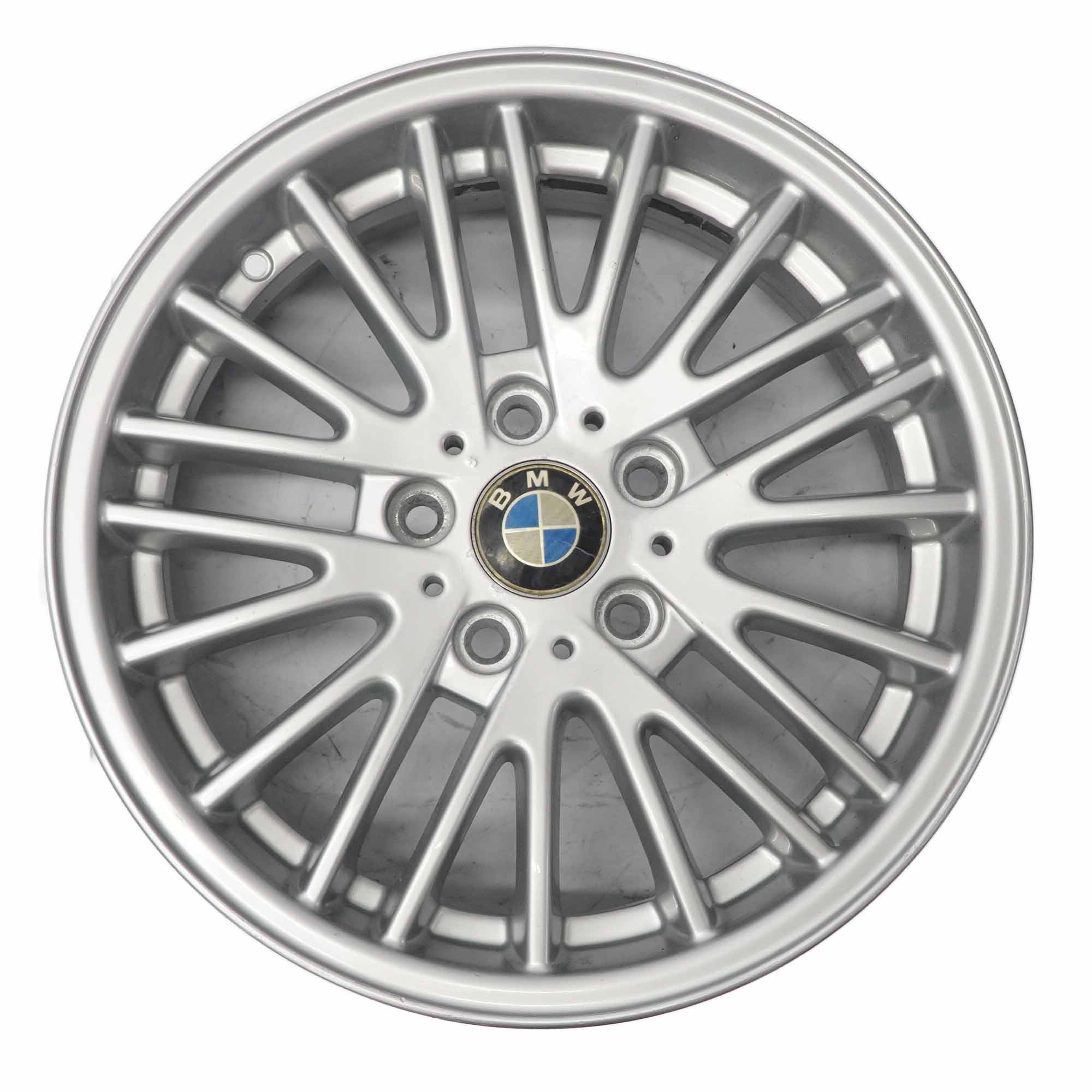 BMW X3 E83 Silver Wheel Light Alloy Rim 17" V Spoke 110 ET:37 7J 3401198