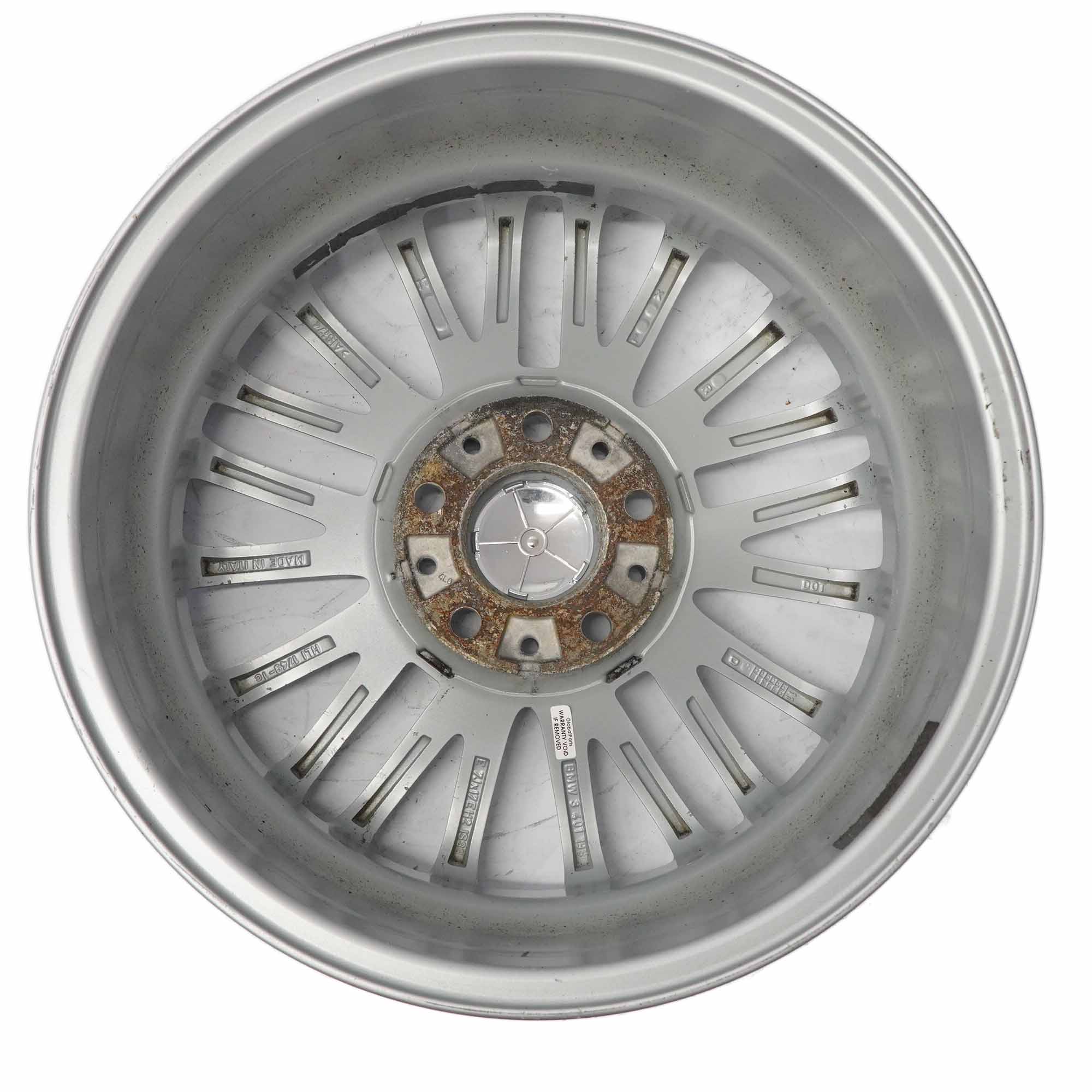 BMW X3 E83 Silver Wheel Light Alloy Rim 17" V Spoke 110 ET:37 7J 3401198