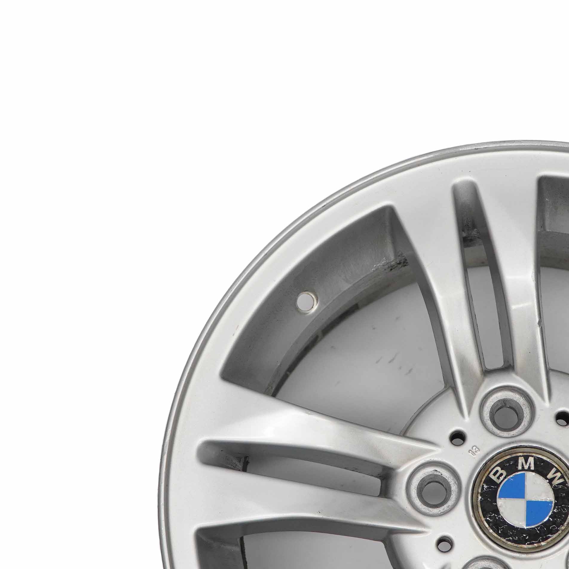 BMW X3 E83 Silver Alloy Wheel Rim 17" Double Spoke 112 ET:46 8J 3401200