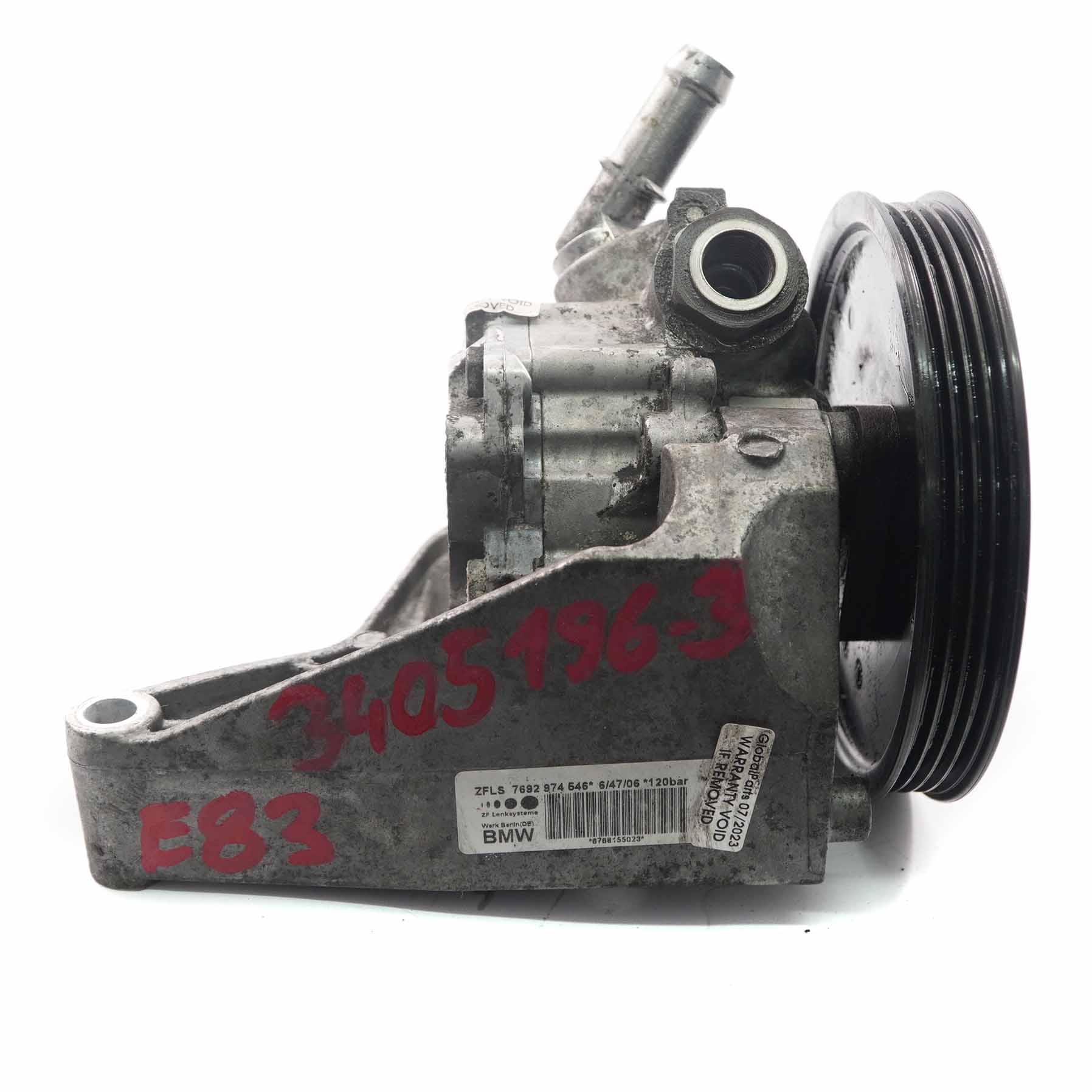 BMW X3 E83 2.0d M47N2 Diesel Engine Power Steering Pump 120 Bar 3405196