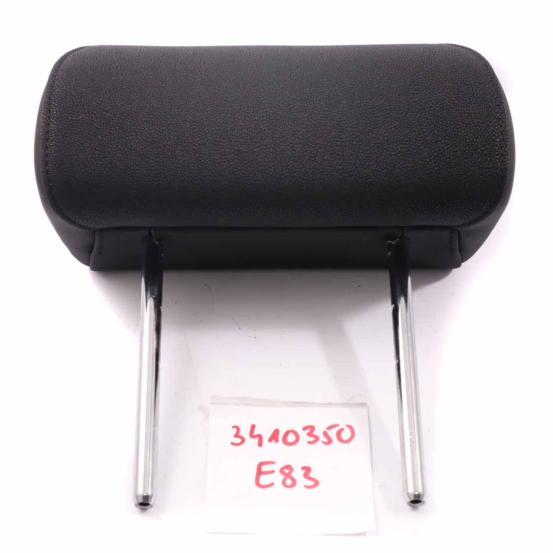 BMW X3 E83 Headrest Rear Seat Left Right N/O/S Head Rest Leather Black