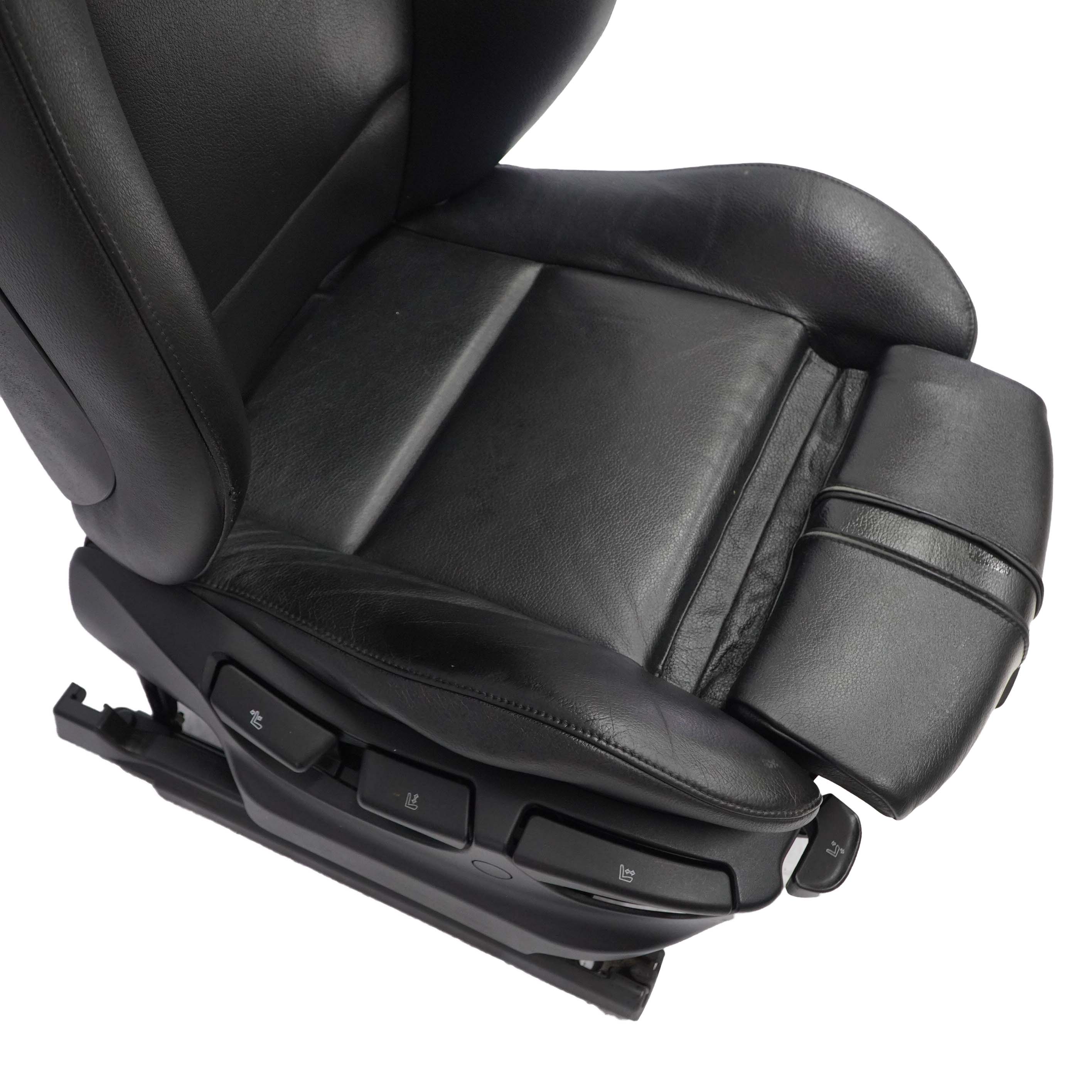 BMW X3 Series E83 Front Right O/S Sport Seat Interior Leather Ambiente Black