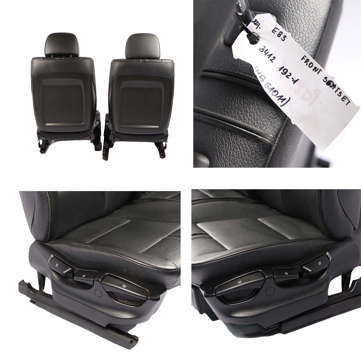 Leather Seats BMW X3 E83 Ambiente Interior Front Left Right N/O/S Seat