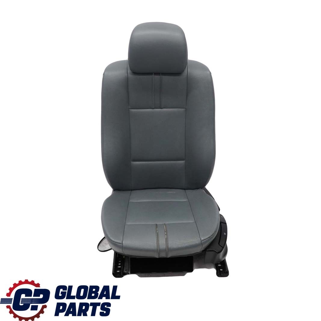 BMW X3 Series E83 Leather Ambiente Grey Blue Grau Leather Front Left N/S Seat