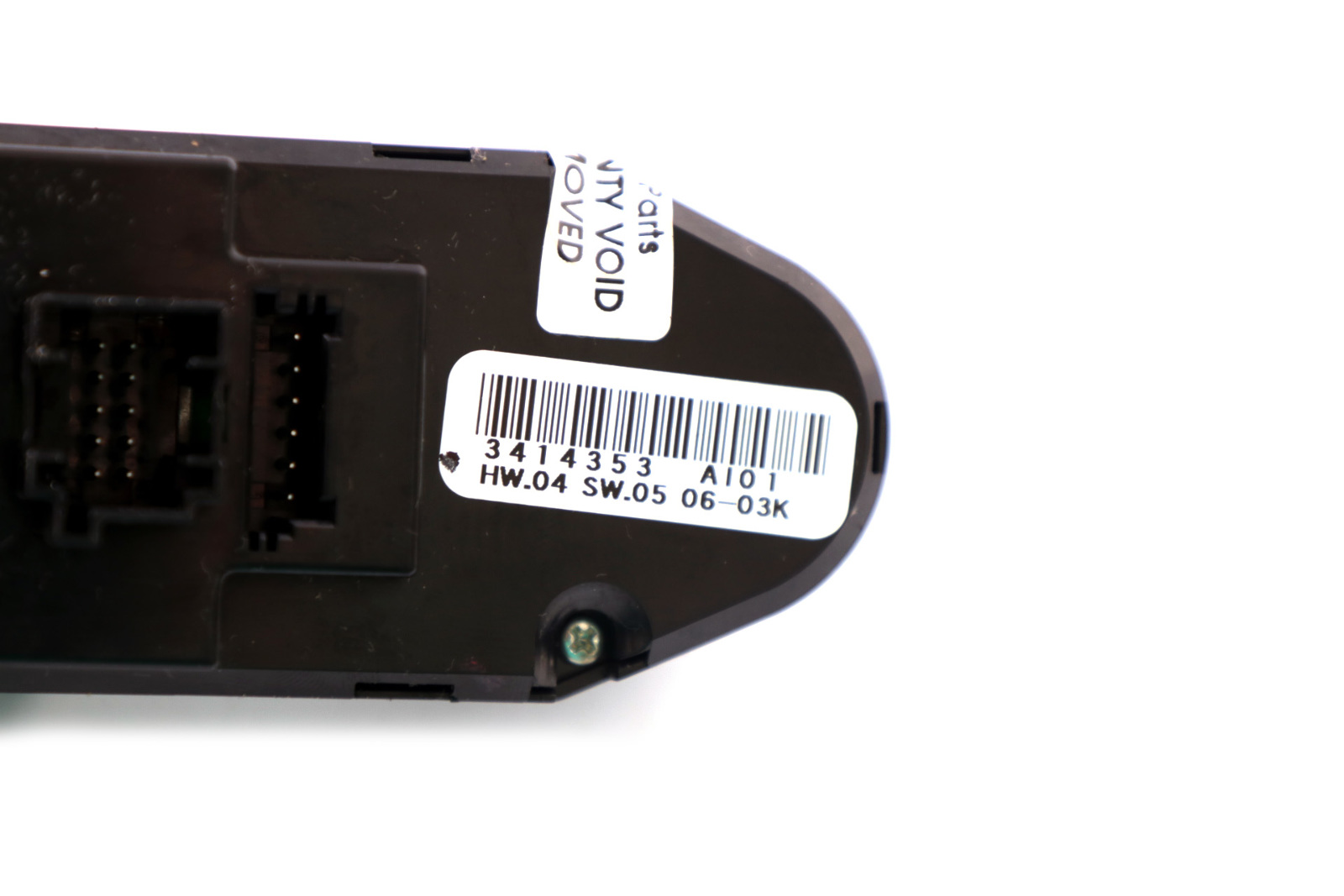 BMW X3 Series E83 Driver's Side O/S Window Lifter Switch Black 3414353