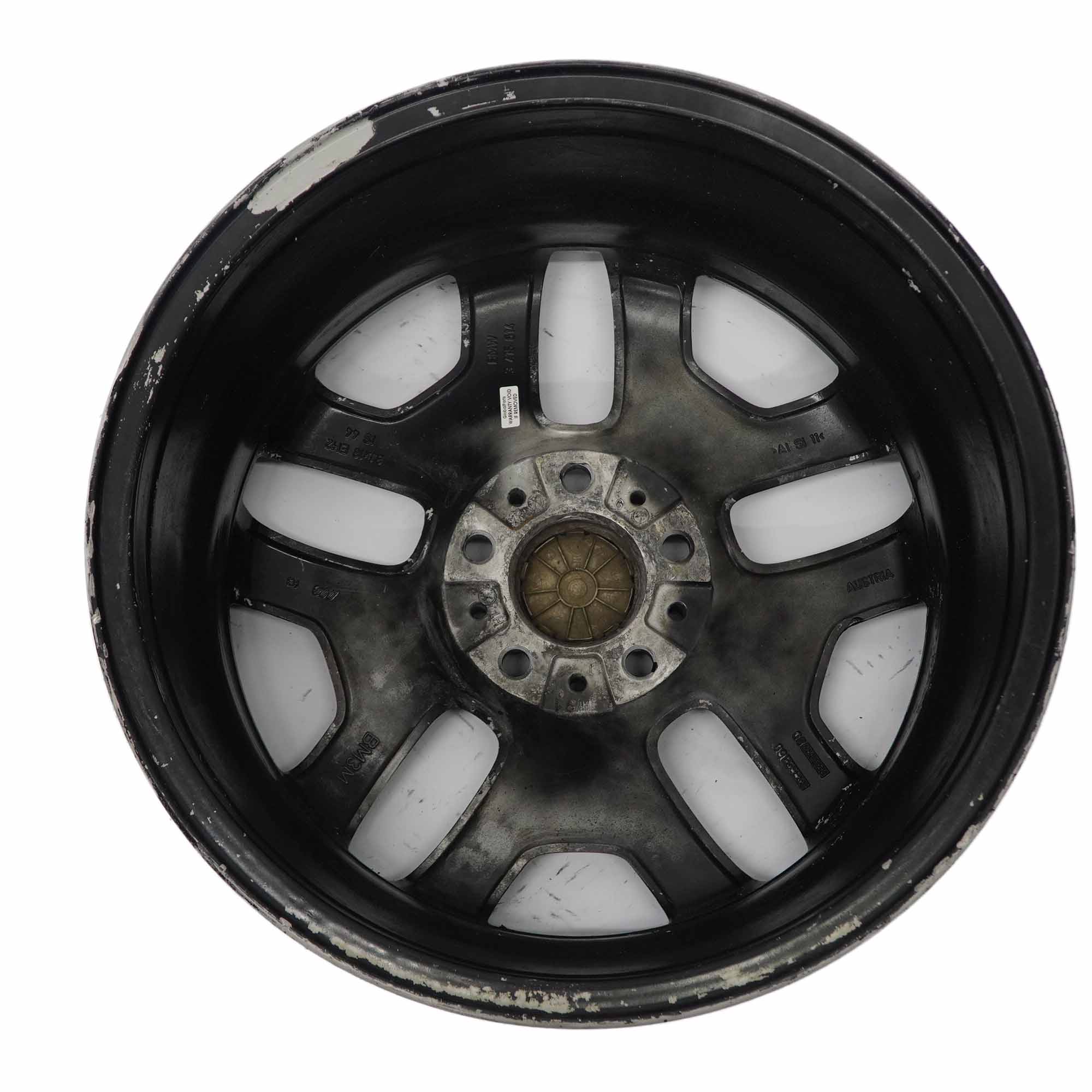 BMW X3 E83 Front Black Alloy Wheel Rim 18" M Double Spoke 192 8J ET:44 3415614