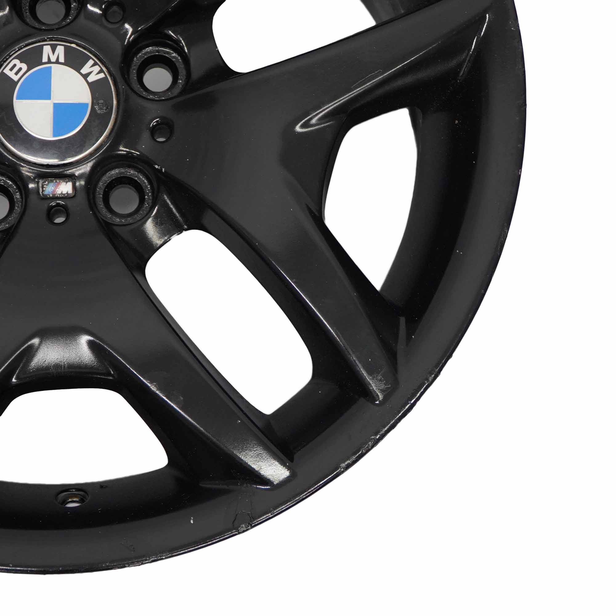 BMW X3 E83 Rear Black Alloy Wheel Rim 18" 9J ET:51 M Double Spoke 192 3415615