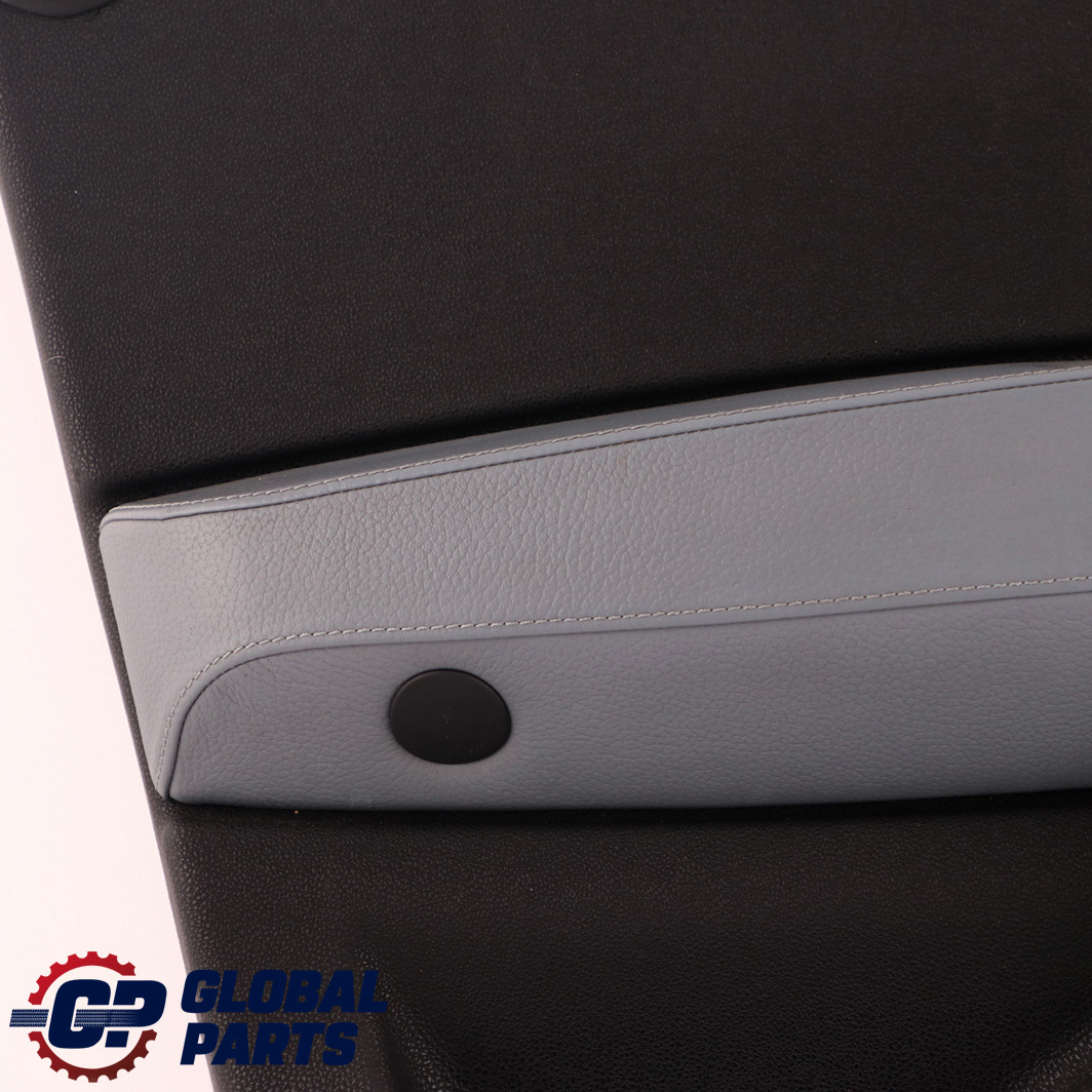 BMW X3 Series E83 Front Left N/S Door Card Lining Trim Leather Grey Blue