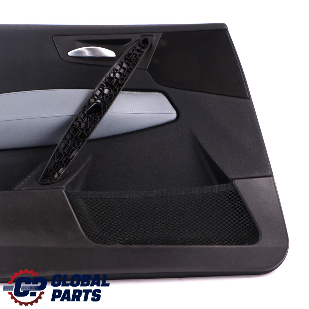 BMW X3 Series E83 Front Left N/S Door Card Lining Trim Leather Grey Blue