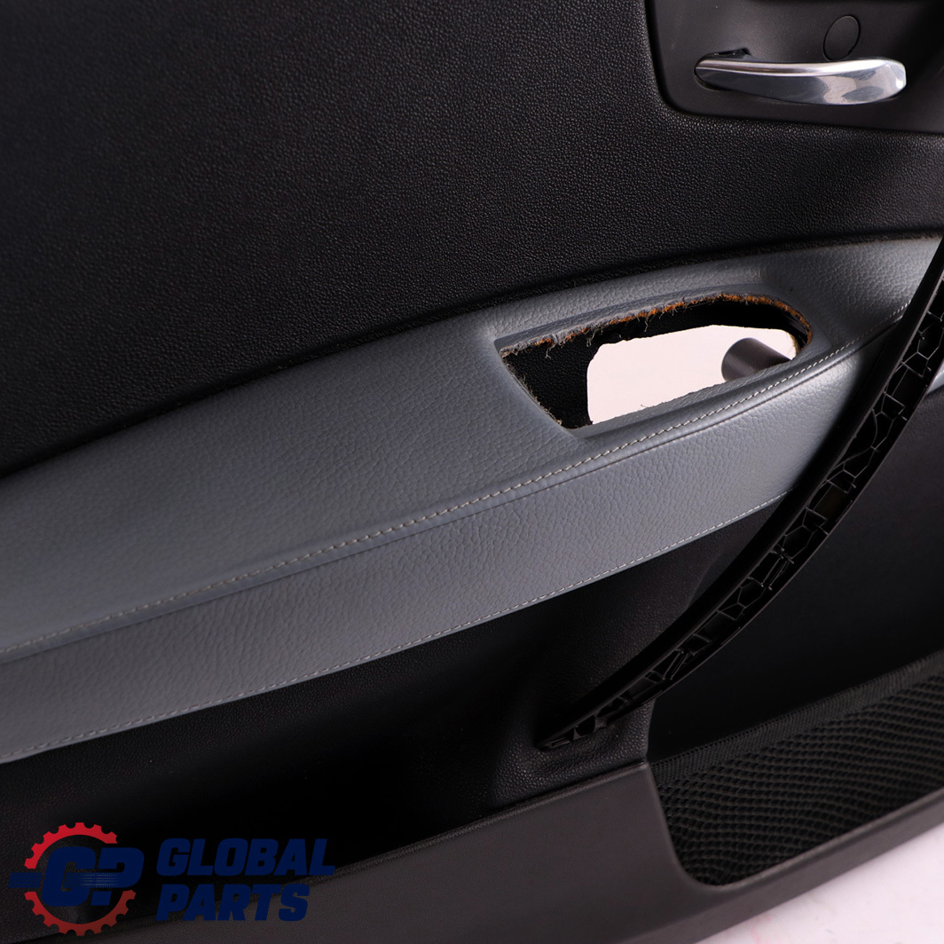 BMW X3 Series E83 Front Left N/S Door Card Lining Trim Leather Grey Blue