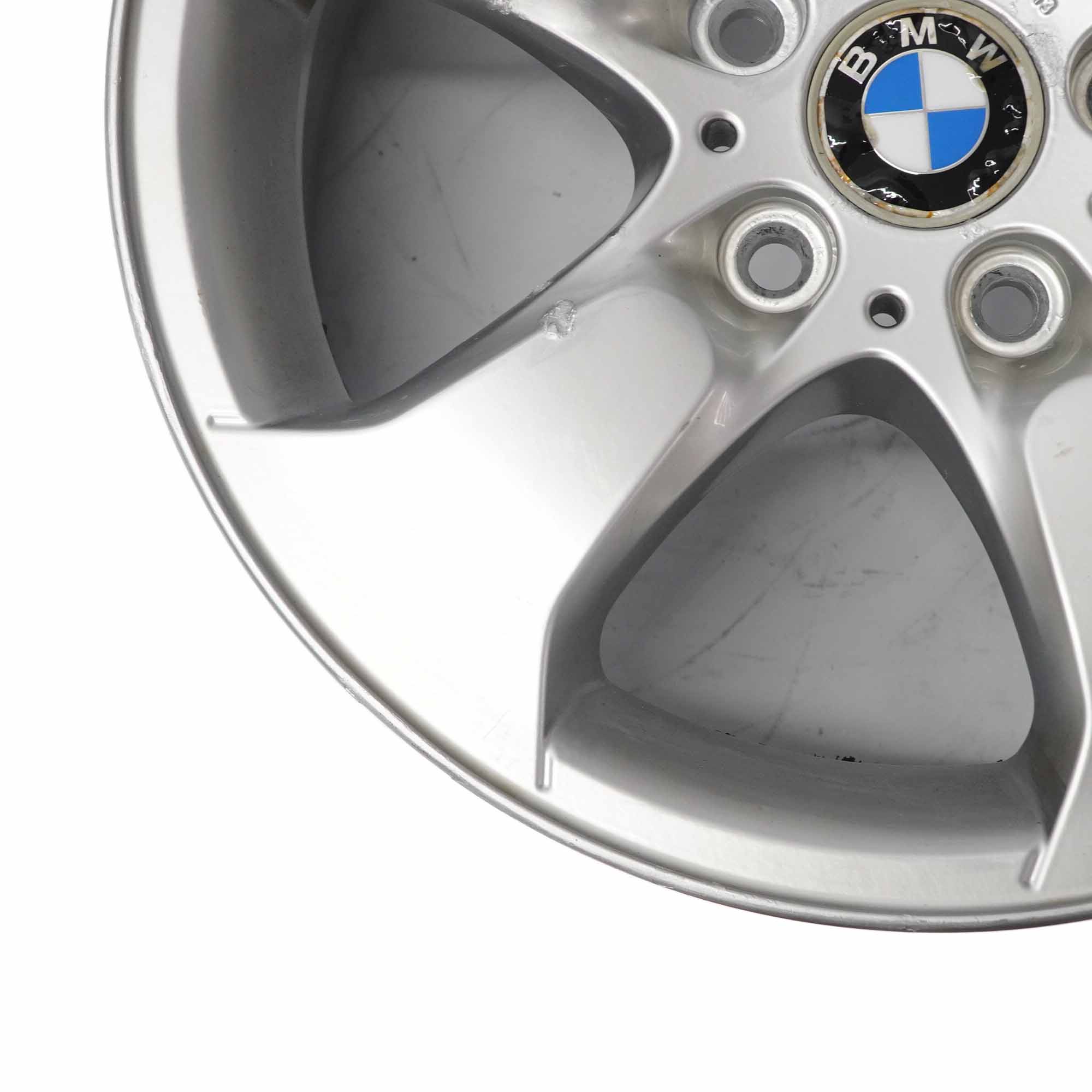 BMW X3 Series E83 Silver Alloy Wheel Rim 17" Star Spoke 204 ET:46 8J 3417393