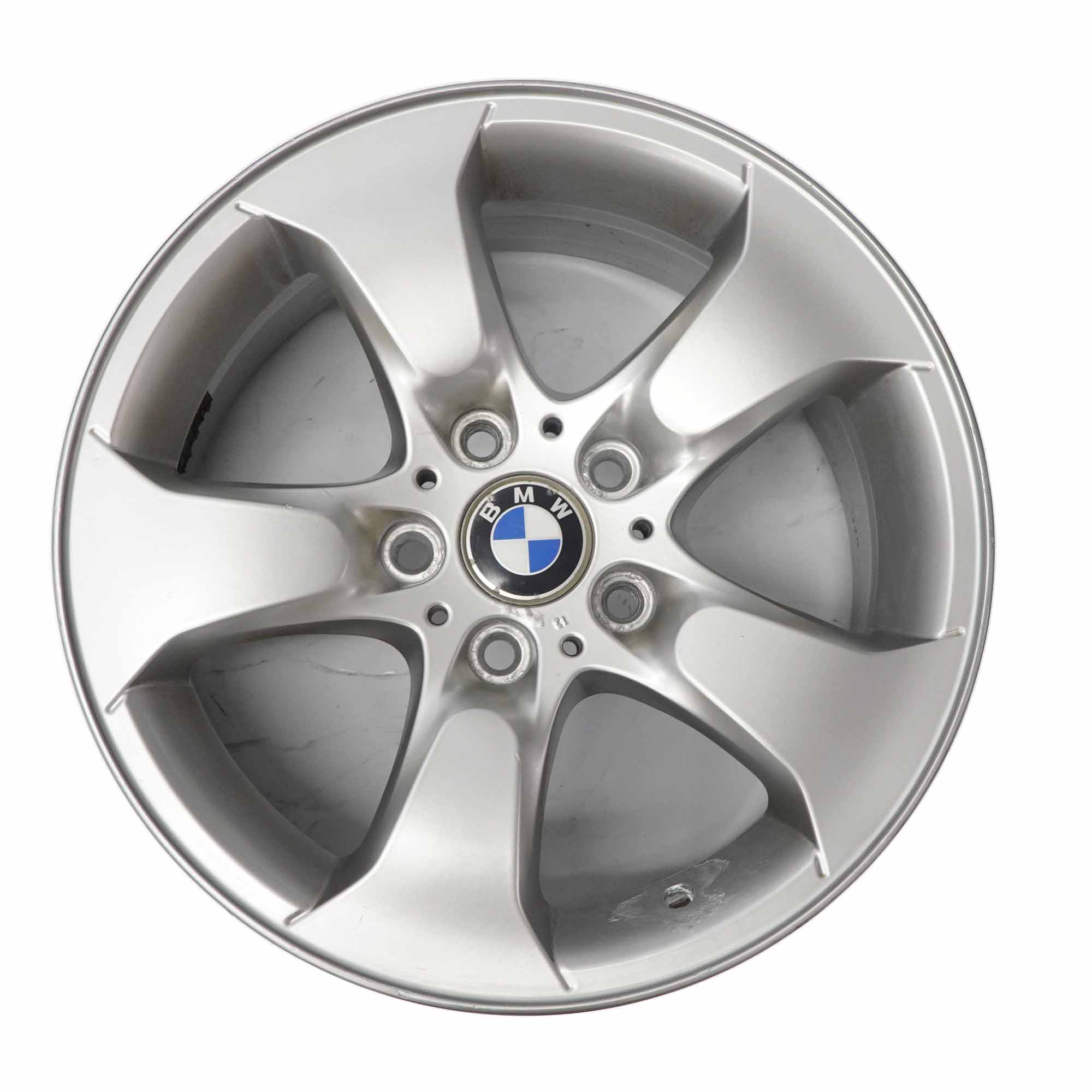 BMW X3 Series E83 Silver Alloy Wheel Rim 17" Star Spoke 204 ET:46 8J 3417393