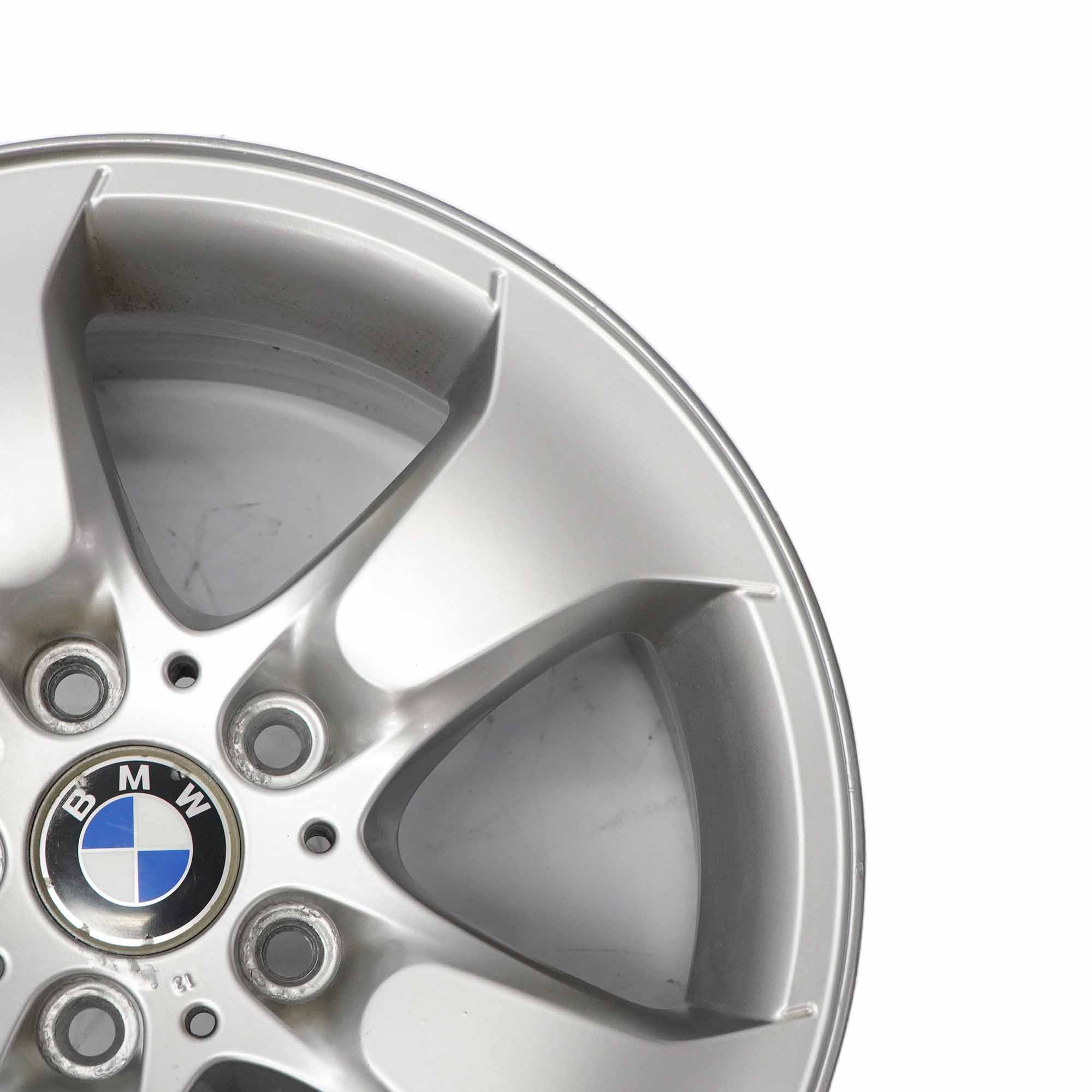 BMW X3 Series E83 Silver Alloy Wheel Rim 17" Star Spoke 204 ET:46 8J 3417393