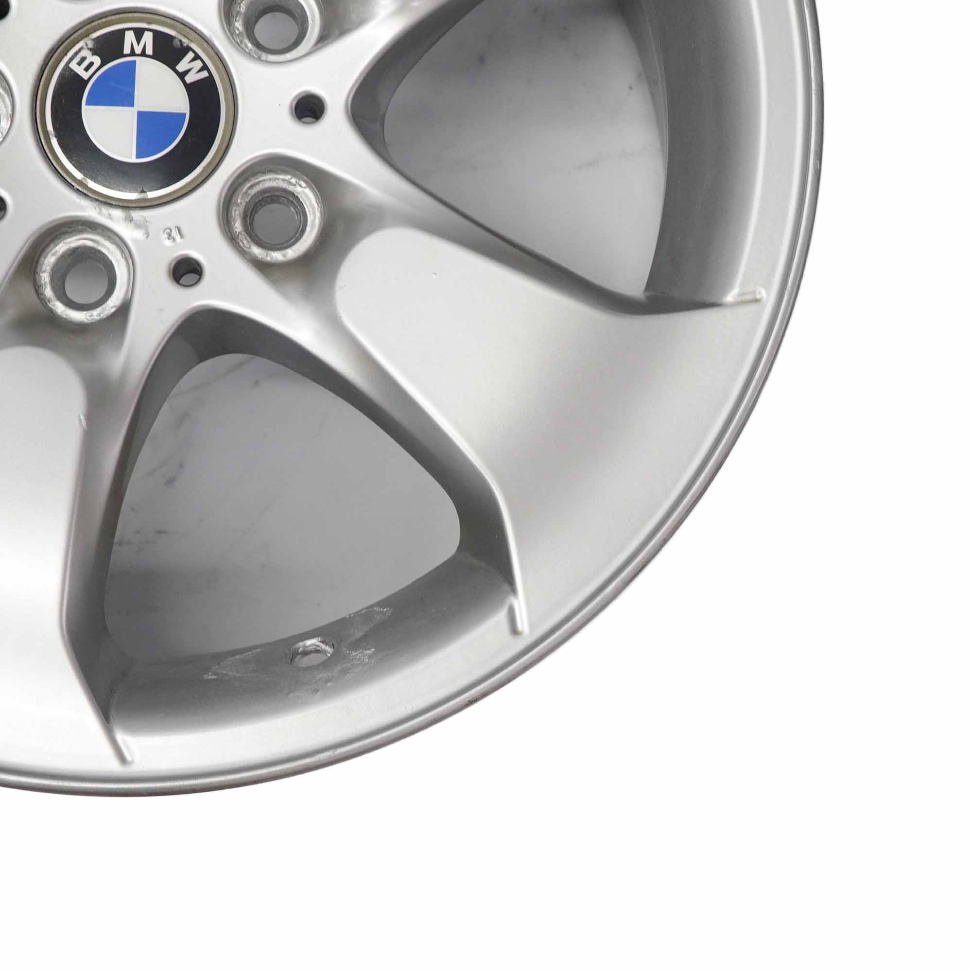 BMW X3 Series E83 Silver Alloy Wheel Rim 17" Star Spoke 204 ET:46 8J 3417393