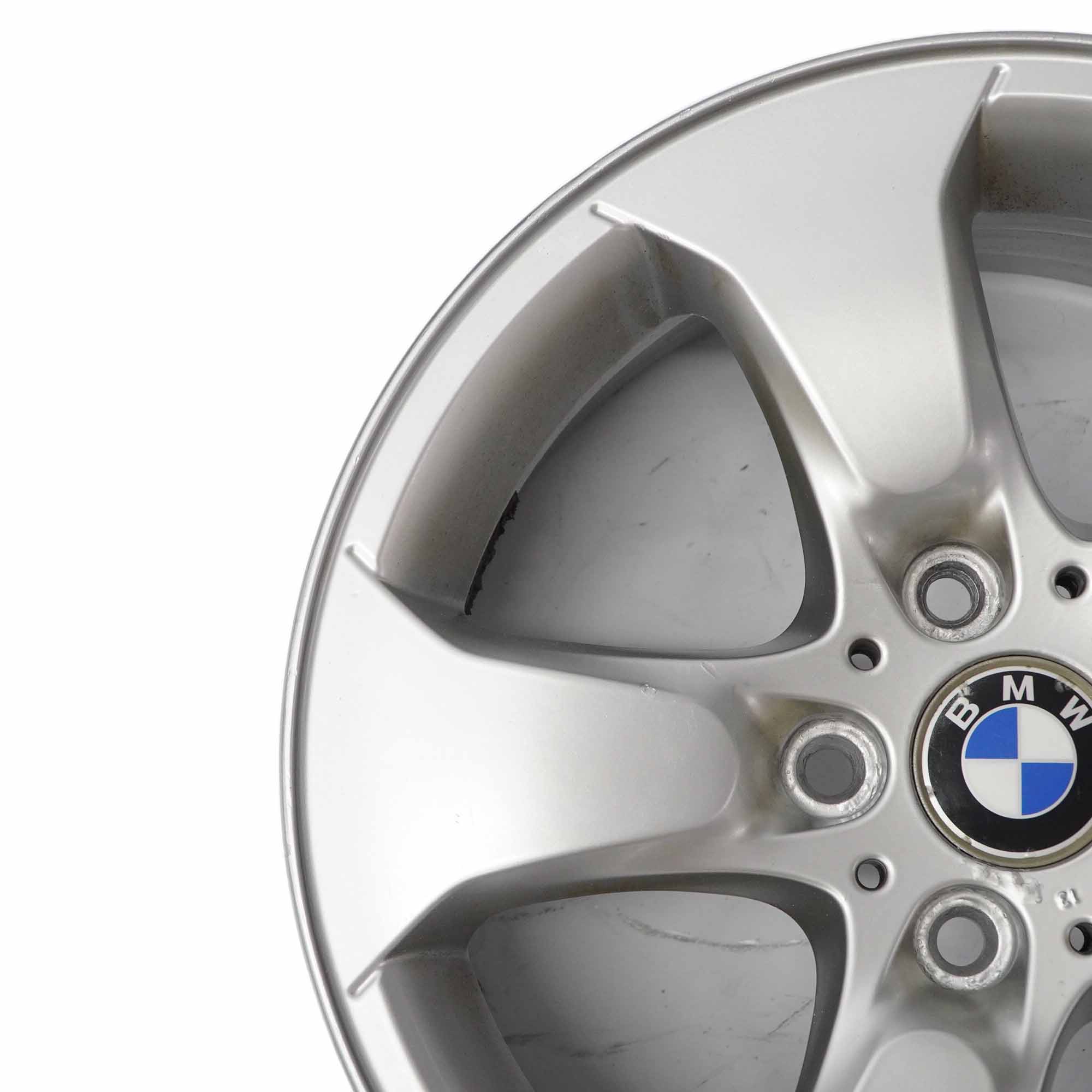 BMW X3 Series E83 Silver Alloy Wheel Rim 17" Star Spoke 204 ET:46 8J 3417393