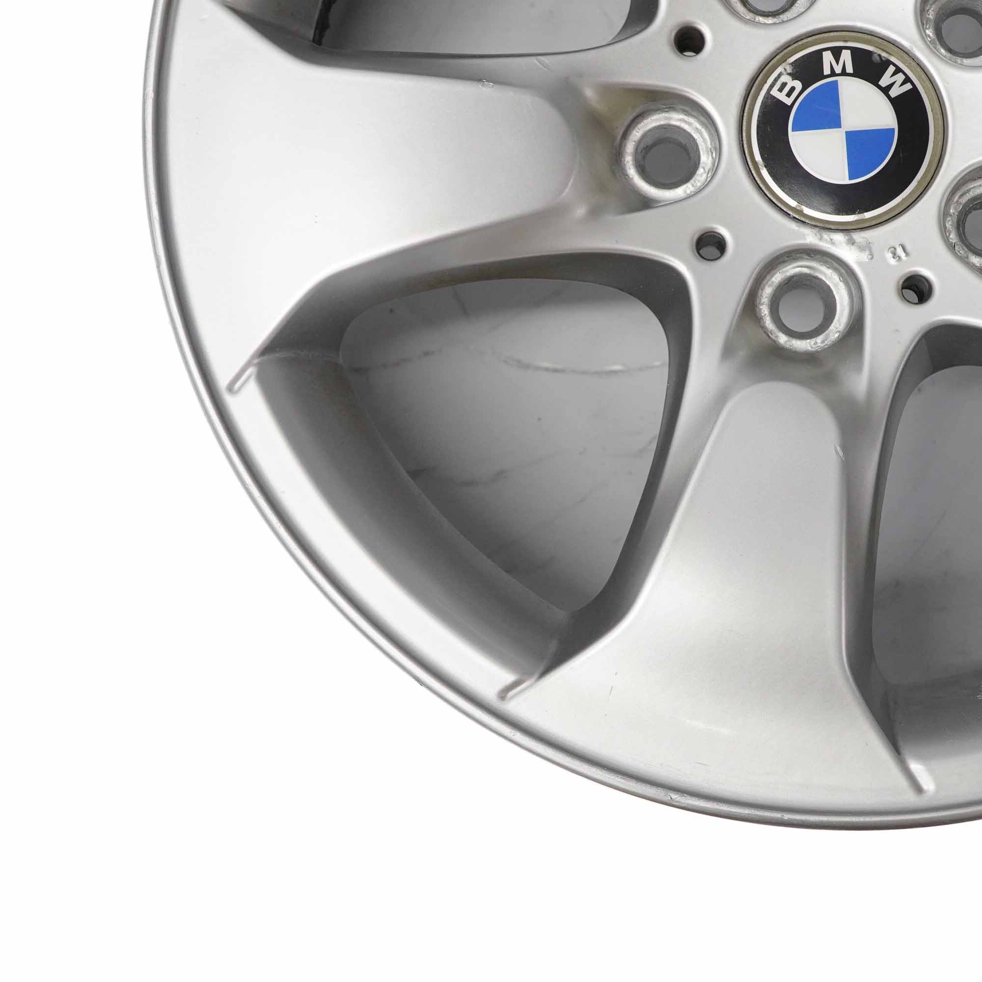 BMW X3 Series E83 Silver Alloy Wheel Rim 17" Star Spoke 204 ET:46 8J 3417393