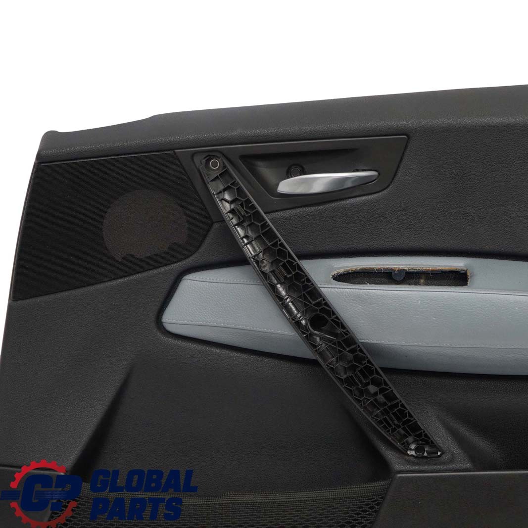 BMW X3 Series E83 Front Right O/S Door Card Lining Leather Ambiente Grey Blue