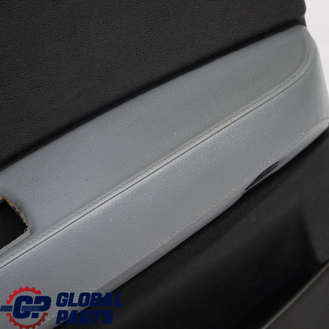 BMW X3 Series E83 Front Right O/S Door Card Lining Leather Ambiente Grey Blue